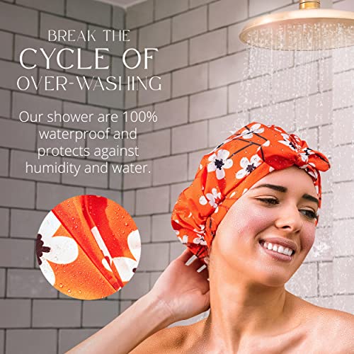 Грејс и компанија луксузно капаче за туширање за жени - водоотпорни, еднократно, пеење и дишење на капачиња за туширање