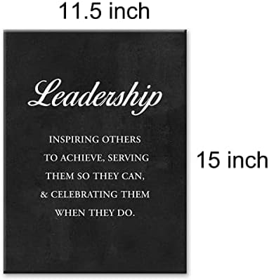 Лидер печатење платно wallидна уметност за домашно декорирање лидерство инспирирајќи ги другите да постигнат да им служат за