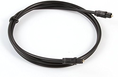Conwork 2 -Pack 3FT Fiber Optic Toslink Дигитален аудио кабел машки до машки лесен и флексибилен компатибилен со S/PDIF, ADAT's, Dolby Digital