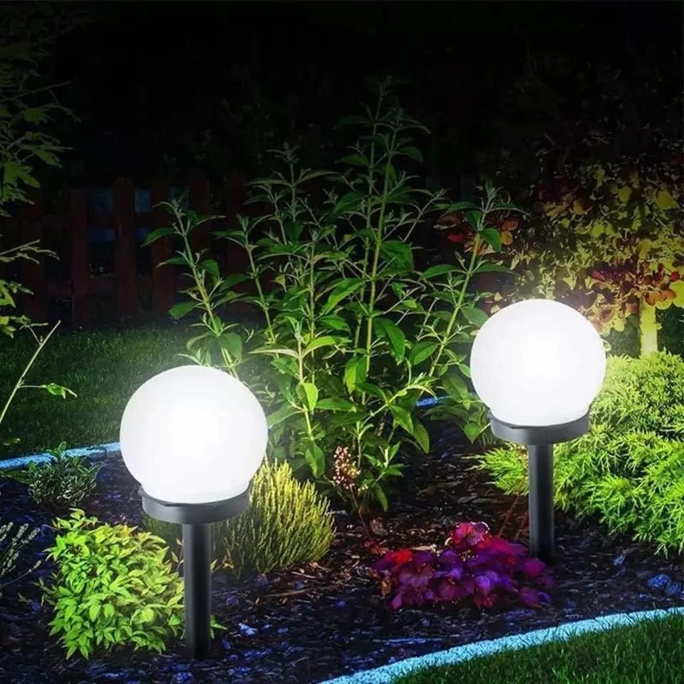 SDGH Solar LED тревник ламба на отворено водоотпорен градинарски декор светло за дворот за патеки за дома
