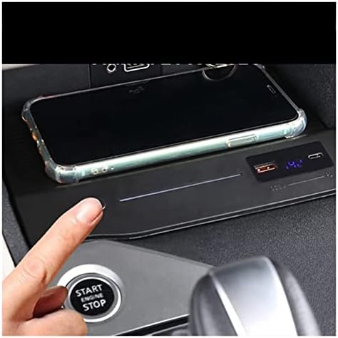 Безжичен полнач за безжичен полнач за автомобил 15W Компатибилен со Nissan Teana Altima 2019 2020 2021 Брза телефонска плоча за полнење на таблички за полнење на таблички за полнењ
