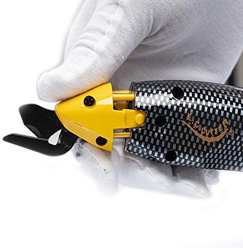 LOBOO IDEA EC-01 безжични електрични ножици за електрична енергија сечење алатка за шиење со 4 глава за секач и батерија за занаетчиска