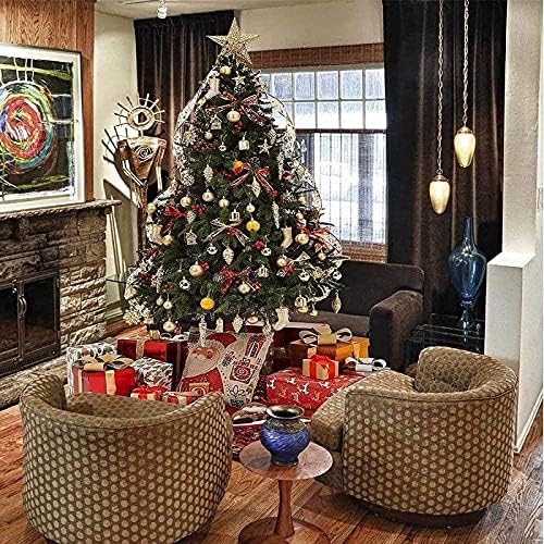 Орнамент за Божиќни топки на FGYSFT - 10 -пакувања на Божиќ, транспарентни пополнети украси, распрскувани, растителни украси за лешници од дрво,