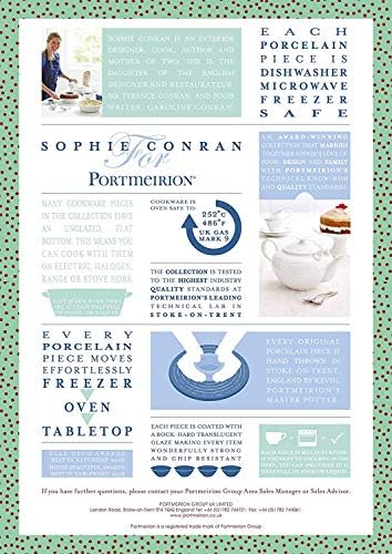Portmeirion Sophie Conran Pebble Medium oval Plater | Подлога за порцела за служење за мезе, закуски и сендвичи | 14,5 x 12 инчи |