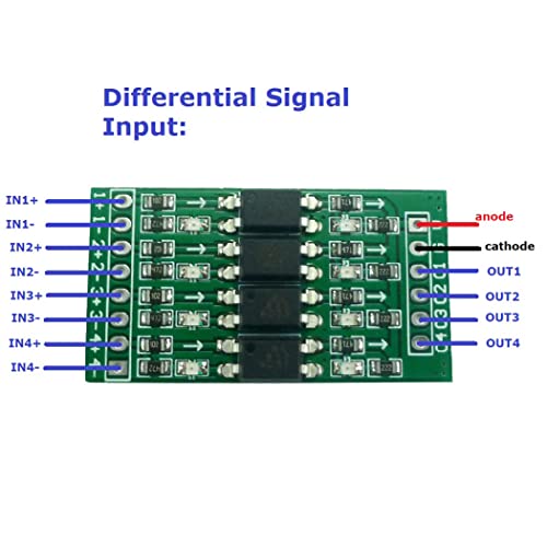 4Channels In 24V Out 5V Дигитална логика на ниво на конверзија PNP/NPN до NPN Оптичка изолација табла за Arduino Uno Nano STM32 AVR