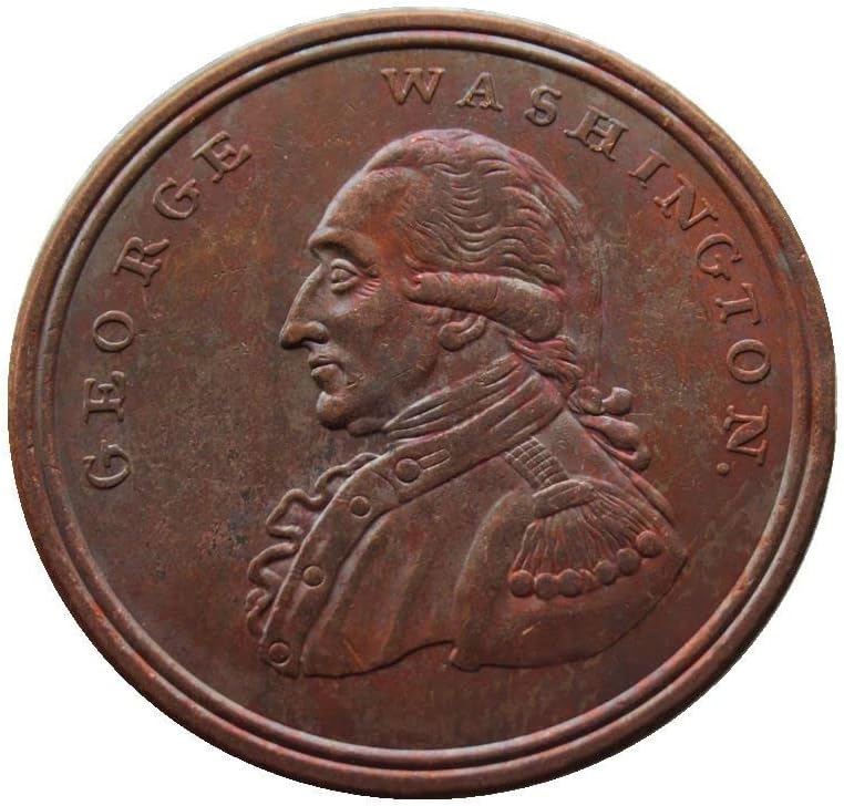 Американска Монета 1 Пенс Вашингтон 1795 Бакар Реплика Монета Странска Реплика Комеморативна Монета