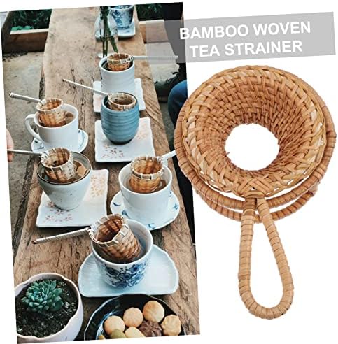 Zerodeko 5 поставува чај истекување бамбус бамбус ткаење