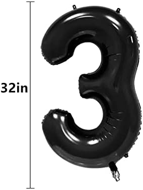 Xlood број 65 балони 32 инчи дигитален балон азбука 65 роденденски балони цифри 65 хелиум балони големи балони за роденденски