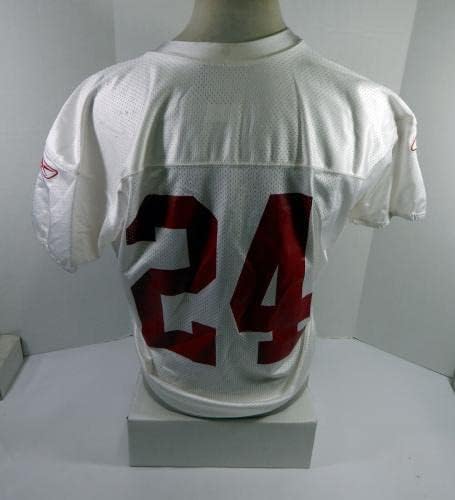2009 Сан Франциско 49ерс Мајкл Робинсон 24 игра користена практика Jerseyерси l 6 - Непотпишана игра во НФЛ користена дресови
