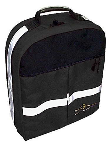 Ironелезна патка 32410-B Паметен пакет Пак Пакет ранец за „Д“ или џамбо „Д“ резервоар за кислород, најлон, црно