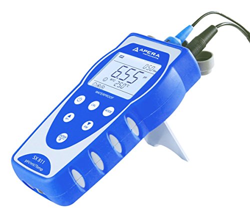 Apera Instrument SX811-BR Преносен мерач на pH, опремена со Labsen 213 PH електрода, управување со податоци за GLP
