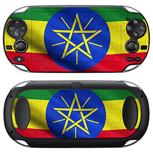 Sony PlayStation Vita Дизајн Кожата знаме На Етиопија Налепница Налепница За PlayStation Вита