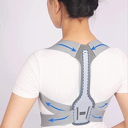 Yfdm коректор на ременот на задниот дел од задниот дел на држењето на држење на 'рбетот мажи жени работно место на отворено на горниот дел на грбот