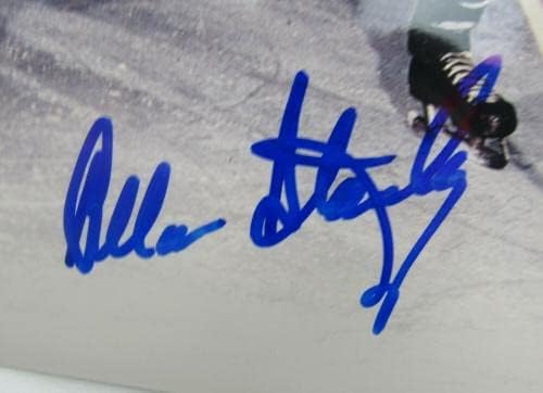 Алан Стенли потпиша автоматски автограм 8x10 Фото VI - Автограмирани фотографии од NHL