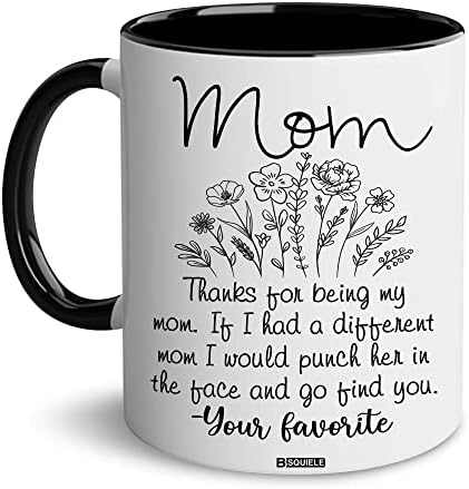 Bsquielem мама подароци кригла - роденденски подароци за мајка - благодарам што ми беше мајка смешна кафе кригла - најдобра