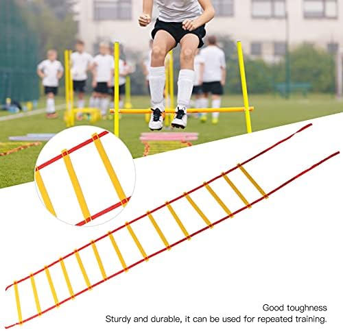 Zyhhdp 14 Rung Agility Speed ​​Bready Обука за скалила, опрема за обука на агилност за фитнес фудбалски фудбалска брзина скала