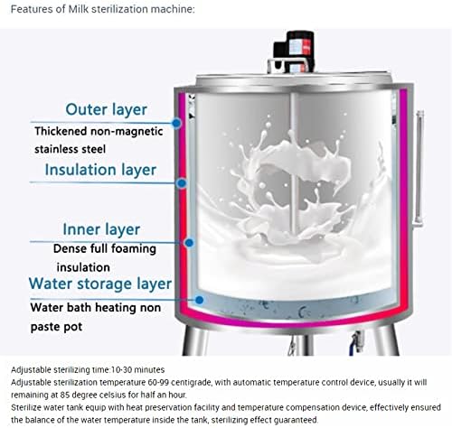 Комерцијална ладилна машина за пастеризација со комерцијална ладилник со функција за ладење со сок од млеко сок сос стерилизација млечна опрема