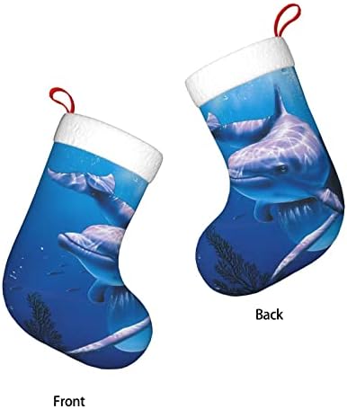 Елбул ги персонализираше Божиќните чорапи водни биолози Божиќно порибување за семејни празнични украси за забава