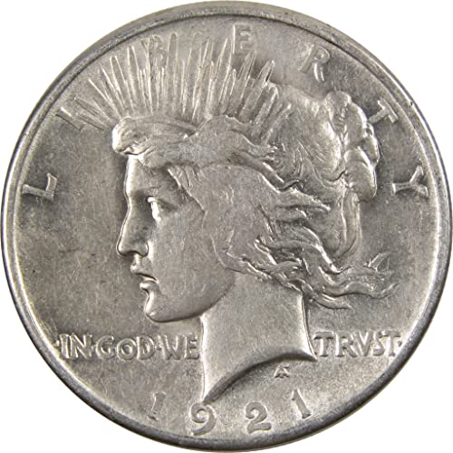 1921 Мир Долар Граница Нециркулирани 90% СРЕБРЕНА Монета ШКУ: I3463