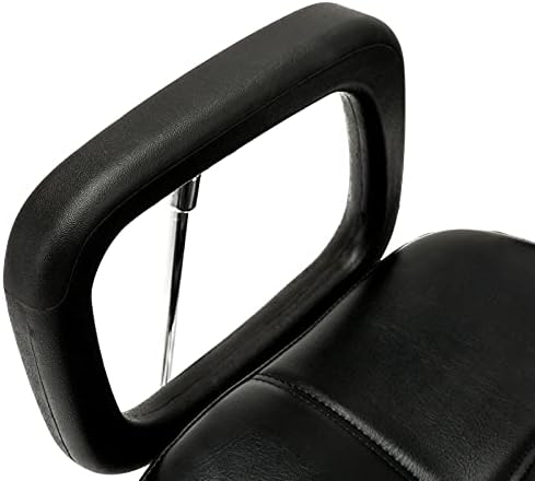 ZLBYB Опрема за убавина за коса Класичен црн бербер стол хидрауличен мебел за салон за салони за салони за салон