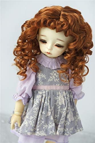 Перики за кукли JD031 Moon Girl Wave Curls Curls Doll Wigs 1/8 1/6 1/4 1/3 Синтетичка Mohair BJD коса