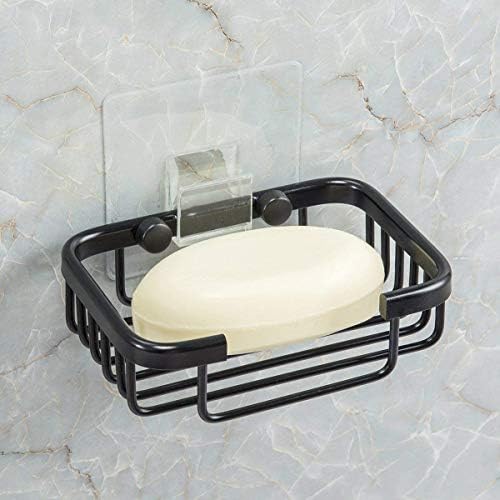 Метански метален сапун сапун за сапун држач за сапун за кујна, без монтиран wallид за дупчење, материјал за легура на алуминиум