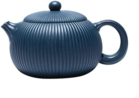 Liuzh 250ml Виолетова глинена чајник Рачно изработени ленти xishi чај тенџере руда азурна кал котел за убавина Зиша чај сет