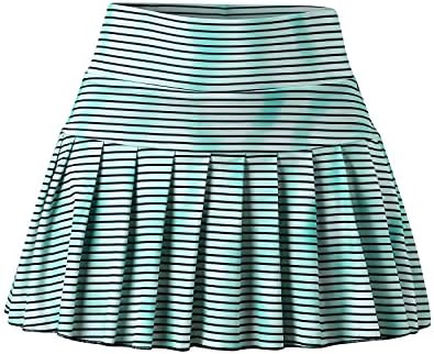 Плетирани тениски здолништа за жени со џебови Атлетски голф Скортс здолништа за трчање Брзи суви шорцеви за жени