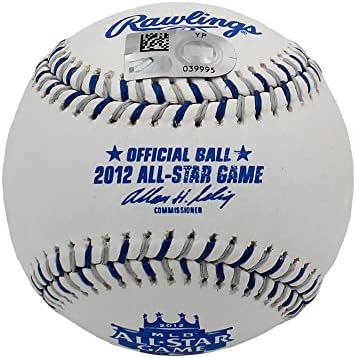 Мајк Пастрмка Автограм/Потпишан Лос Анџелес Ролингс Официјална Голема Лига 2012 Ол Стар Бејзбол