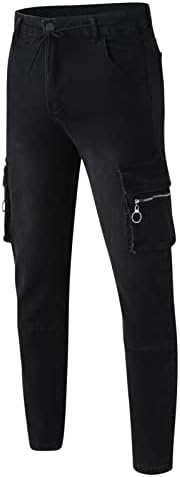 Diyago Skinny фармерки за мажи плус големина хипстерска улична облека гроздобер моден дизајнер тексас панталони тенок вклопат искинато панталони