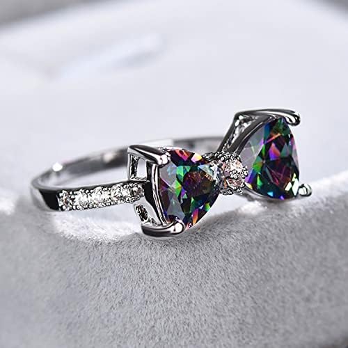 Пеперутка дијамантски прстени прстени на личноста на женските модни прстени за креативни прстени со големина 5 прстени за момчиња