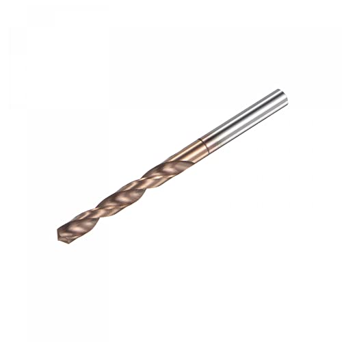 Uxcell Twist Dript Bit, 4mm титаниум обложена цврста волфрам карбид K35 директно шипка со должина од 60 мм долга должина за дупчење