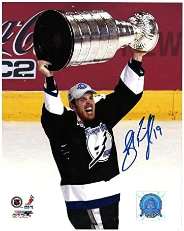 Бред Ричардс потпиша Тампа Беј Молња потпишан 8x10 Фото w/Стенли Куп - 70531 - Автограмирани фотографии од НХЛ