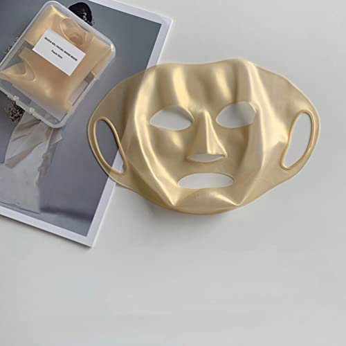 ХАЛИ Покрие Убавина Ерхук топла ладна маски за лице Силиконски Капак Не - лизгање Покритие За Жени салон лице фланелен крпи Користење