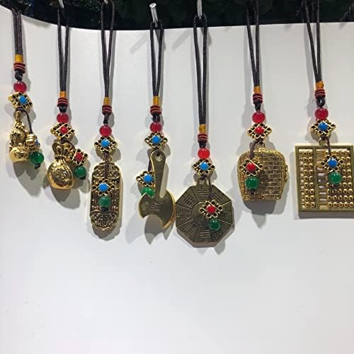 џангруиксуан - продавница месинг златна тиква багуа посакувано размислување, бел, чанта, автомобил, мобилен телефон, торба, подарок за декорација на клучеви
