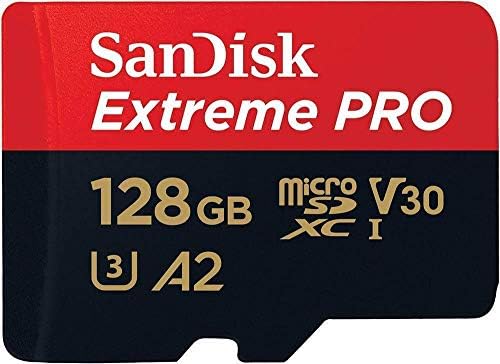 Sandisk 128gb Micro SDXC Екстремни Про Мемориска Картичка Работи СО Dji Осмо Акција Камера Класа 10, UHS-1, U3, 4K, Пакет Со Сѐ, Освен Sd Stromboli,