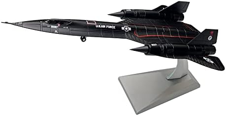 1/144 Скала на американските воздушни сили SR-71 Blackbird reconnaissance Aircraft Metal Metal Arime Diecast Model за собирање или подарок