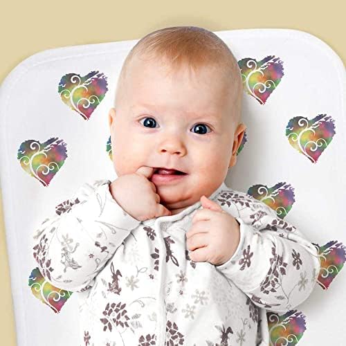 Azeeda 'Шарено срце со бебешки крпа за бебиња / миење