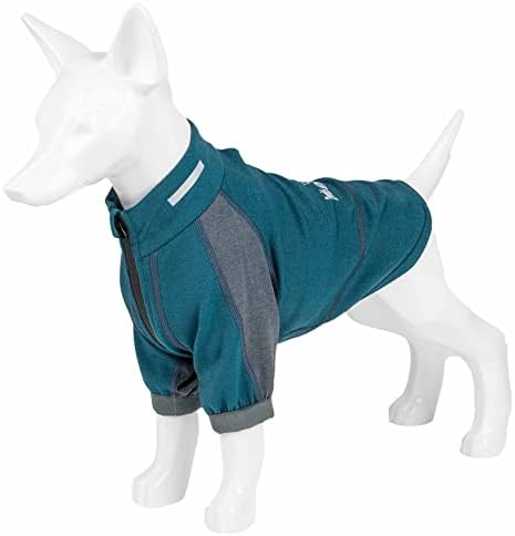 Куче Хелиос ® 'eboneflow' Перформанси Облека за домашни маици-маица со кучиња со средна тежина со брза, рефлексивна и 4-насока технологија