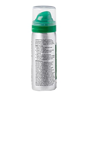 Завој за спреј за заптивка на Curad Flex, инстант заштита за исекотини и гребење, 40 ml