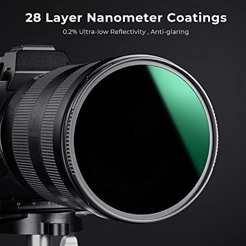 K&засилувач;F Концепт 95mm ND1000 ND Филтер За Леќи, 28 Повеќеслојни Премази Водоотпорни Супер Тенок Отпорен На Гребење За Објективот На Камерата