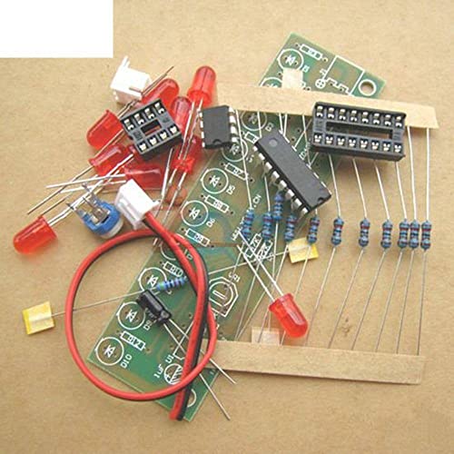 NE555 + CD4017 Вежбајте комплети за учење LED трепкачки светла модул Електронски пакет LSD-10 3-4.5V DIY за Arduino