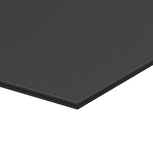 UXCELL PVC FOAM LEST 3MM -12 X 16 Црна за сигнали, дисплеи, печатење на дигитален екран