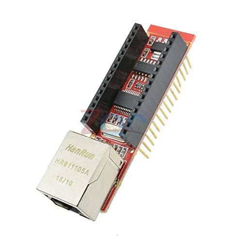 Enc28J60 Ethernet Shield v1.0 за Arduino Nano V3 Ethernet Shield RJ45 HR911105A WebServer Module со иглички