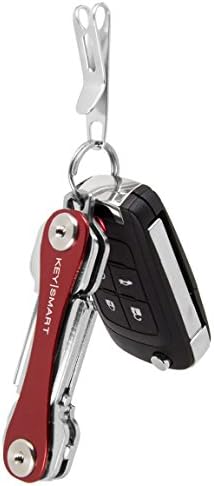KeySmart Нано Клип - Џеб Клип Клуч Држач За Прстен-Обезбедете Го Вашиот Синџир На Клучеви, Ја Елиминира Џебната Испакнатост