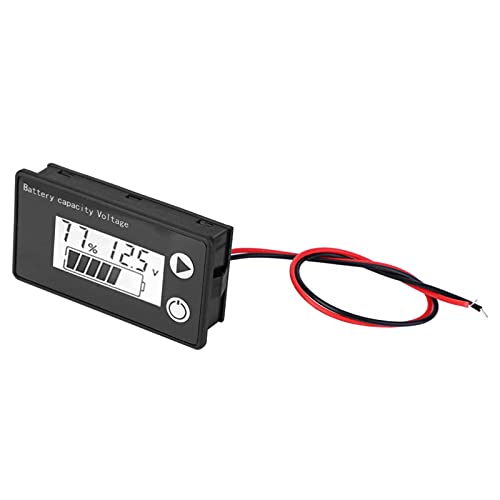 Индикатор за капацитет на батеријата на батеријата за голф, водоотпорен монитор на батеријата, мерач на мерач на батерија на батерија со батерија