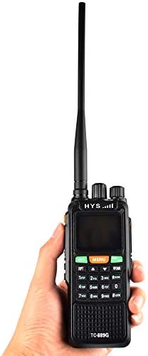 Hys TC-889G UHF VHF GPS Двоен Бенд Рачен Примопредавател Со Кабел И Софтвер за Патување Пешачење Лов Кампување