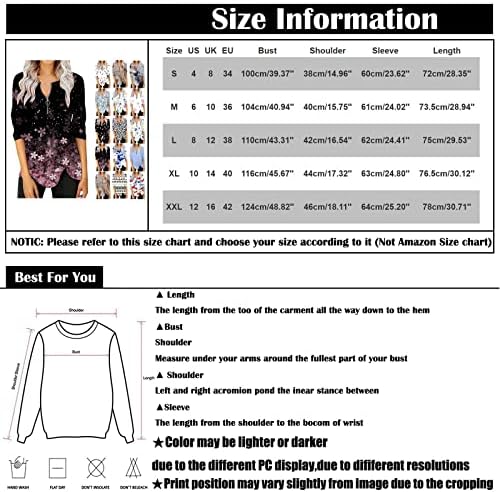 NOKMOPO Жени Блузи Мода Со Долги Ракави Секојдневен Печатење Со Долг Ракав Пуловер Со Кружен Врат Врвна Блуза Основни Плетени Маици