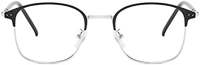 Квадратни очила за очила за очила за читање сина светлина блокирање за мажи и жени