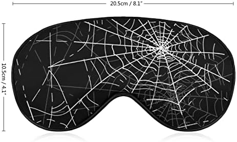 Смешни пајаци за Ноќта на вештерките веб -мек за спиење маска за очи за спиење за слепите совршени блокови светлина со прилагодлива